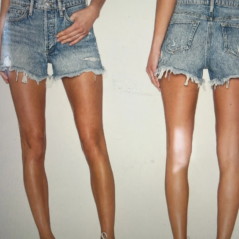 AGOLDE Parker Cut-Off Shorts - Picture 3 of 10